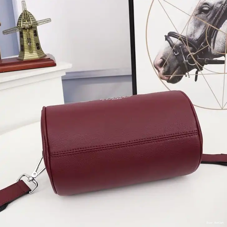Dior Factory Outlet Atelier Dior Red Roller Messenger Calfskin Grained 0507